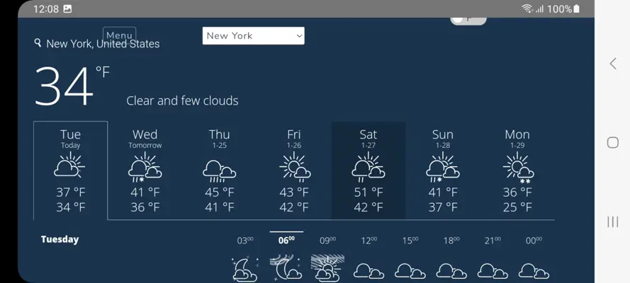 SSuite Dune Weather App android App screenshot 1